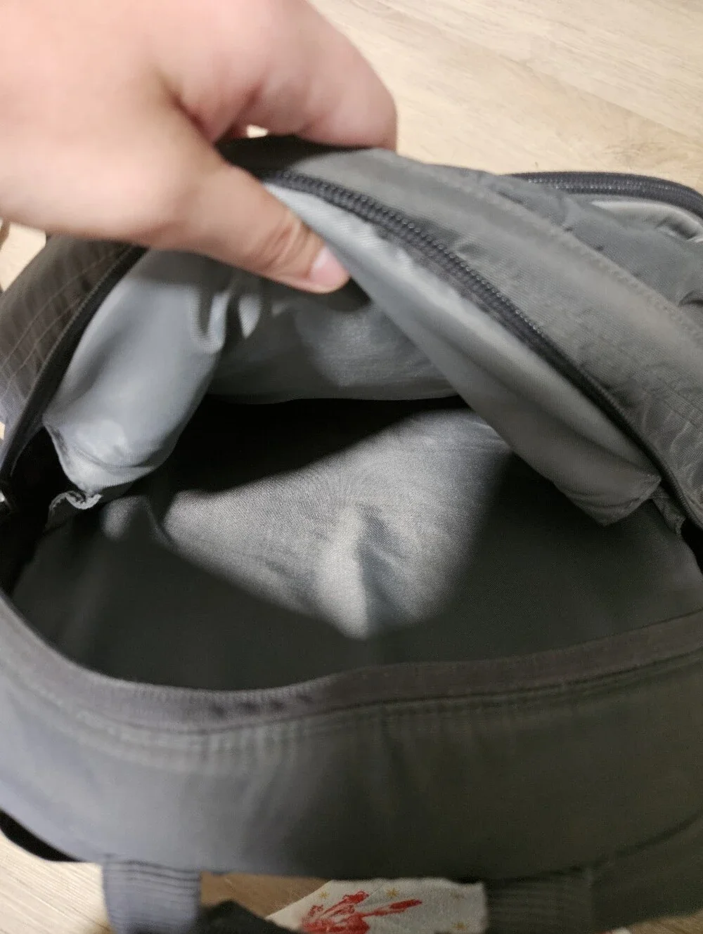 The North Face Surge Backpack Gray Black Laptop Travel School Bag